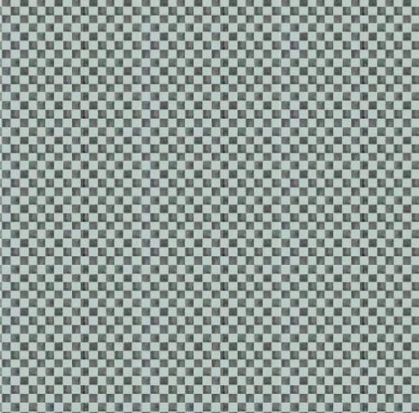 Baumwolljersey Mini Karo Muster hellblau